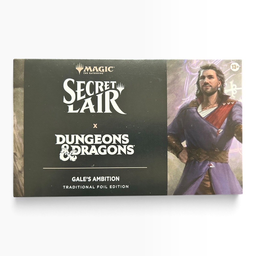 Magic The Gathering Secret Lair Dungeons Dragons Gale's Ambition Foil NEW
